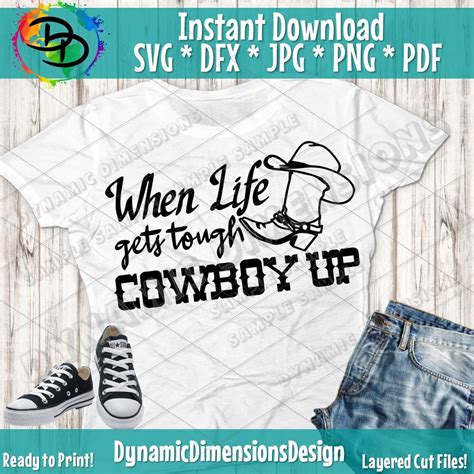 Cowboy up SVG, Cowboy boots svg, Vector Digital File, song Lyrics SVG, By Dynamic Dimensions ...