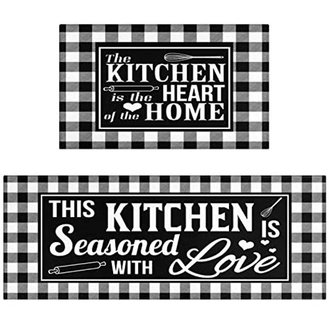 Best Kitchen Rugs In Black And White