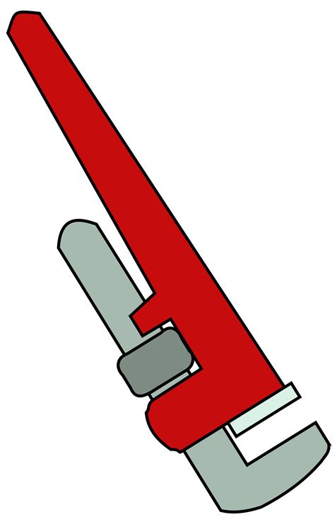 Clipart - Pipe Wrench