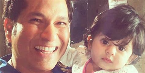 Who Is This Super Cute Baby Girl Posing With Sachin Tendulkar? | JFW ...