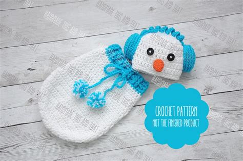 CROCHET PATTERN Snowman Hat Pattern, Snowman Outfit Pattern, Snowman ...