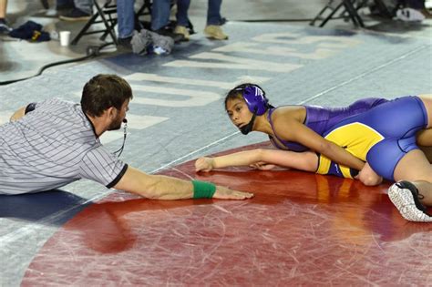 North Thurston’s Manlapaz, Tenino’s Christin Place at Girls State Wrestling Tournament ...