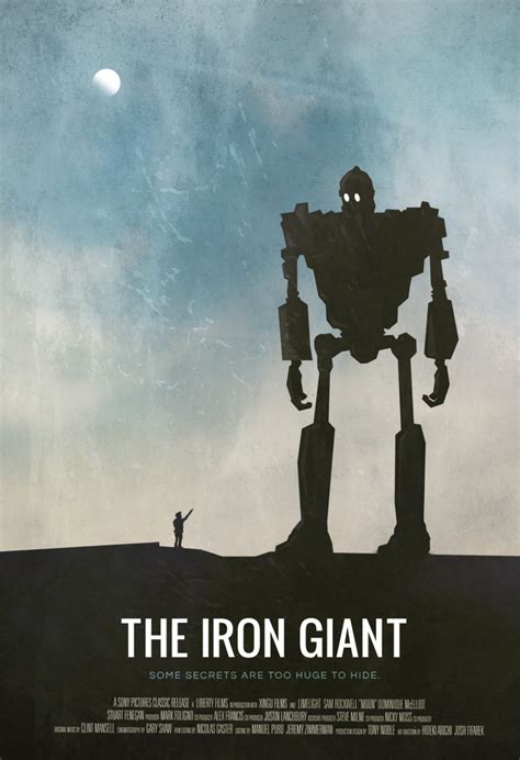 The Geeky Nerfherder: Movie Poster Art: The Iron Giant (1999)