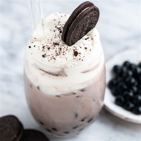 Oreo Milk Tea (aka Oreo Boba) - An Edible Mosaic™