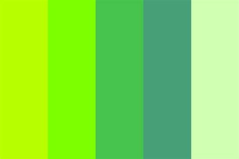 Neon Green Crystal Color Palette #colorpalette #colorpalettes #colorschemes #colorcombination ...