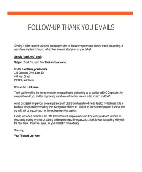 Thank-You Email - 18+ Examples, Format, How to Write, Pdf