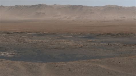 Curiosity rover captures a Martian panorama