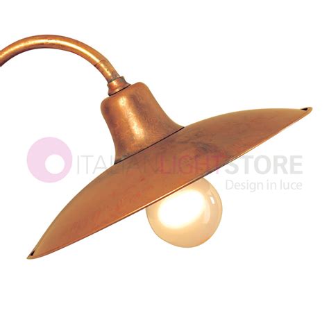 TEO wall lamp rustic wall antique Brass Country Phoebus Light