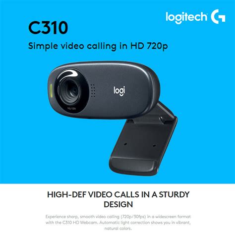 Logitech web camera c310 - loxabe