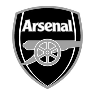 Arsenal Logo Black and White (1) – Brands Logos