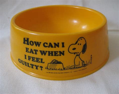 Vintage 1958 Snoopy Dog Bowl - Etsy