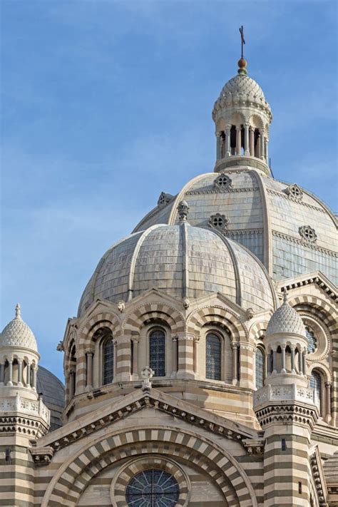 Marseille Cathedral Dome stock image. Image of cathedral - 164592271