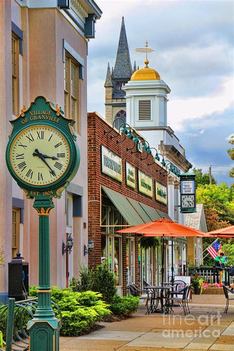 Downtown Granville Ohio Photograph by Jack Schultz - Fine Art America