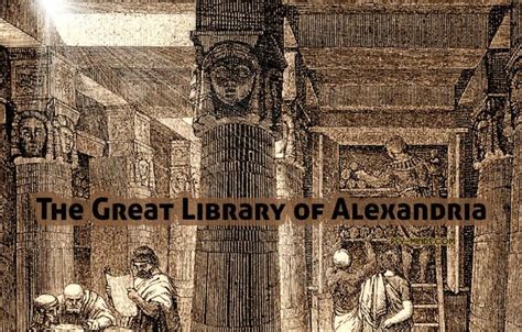 The Great Library of Alexandria | Library of alexandria, Ancient ...