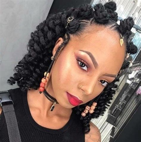 Think bantu knots on a weave don't work? These ladies will make you think again! | Bantu knot ...