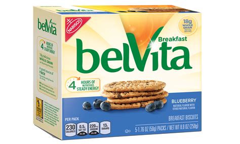 Belvita Nutrition Label Blueberry - Nutrition Ftempo