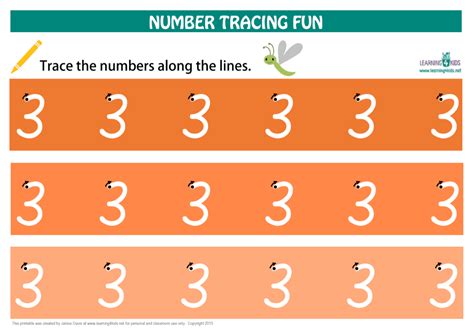Number Tracing Mats | Learning 4 Kids
