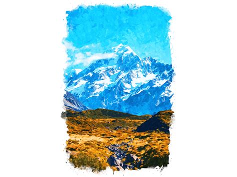 Mount Everest Watercolor View Graphic by Poster Boutique · Creative Fabrica