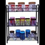 Buy DEVRSHREE Metal Kitchen Spice Rack| Modular Kitchen Storage Rack | Kitchen Organizer ...