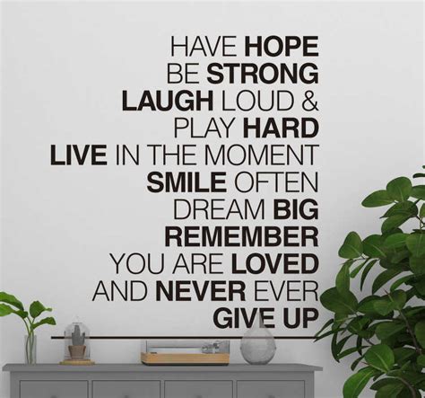 Have Hope Motivational Wall Sticker - TenStickers