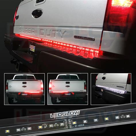 LEDGlow 60" Red Tailgate LED Light Bar with White Reverse Lights for Full Size Trucks - Walmart ...