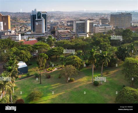 Uganda, Kampala city skyline Stock Photo - Alamy