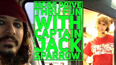 More Pirates of The Caribbean! Jack Sparrow Impression Drive Thru Pranks! - YouTube