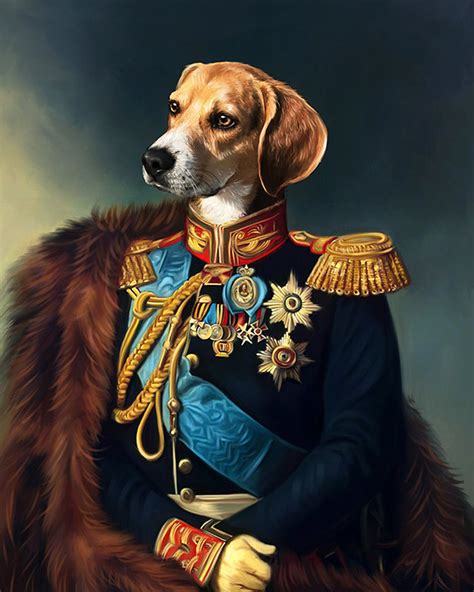 Custom Pet Portrait Regal Pet Portrait Renaissance Pet - Etsy UK