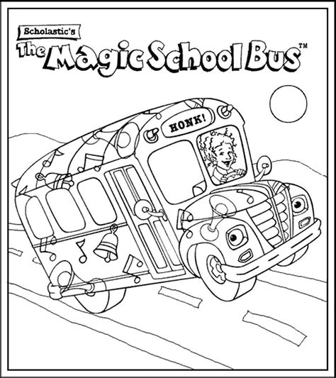 Magic School Bus Coloring Pages The Magic School Bus Coloring Pages ...