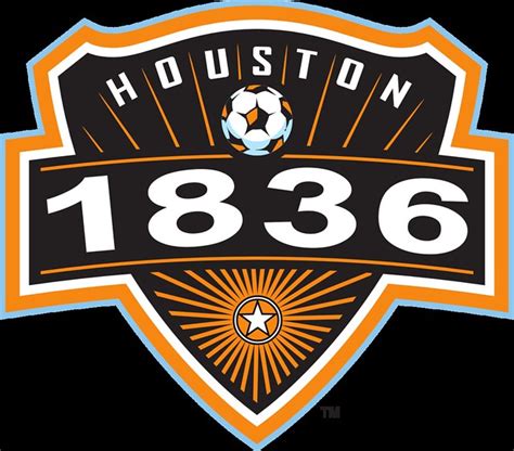 Houston 1836 Dynamo Version Logo | Space City Blue