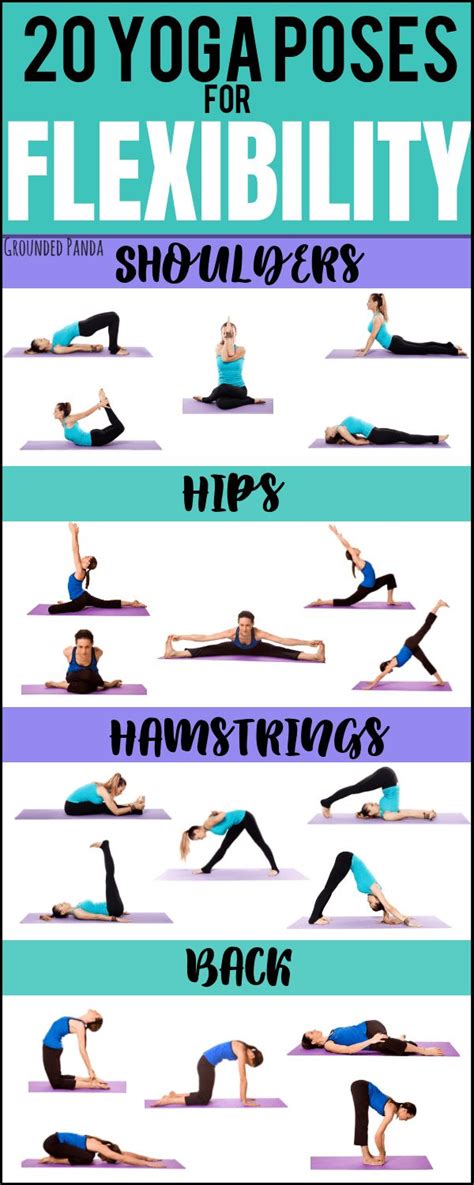 20 Beginner Yoga Poses for Flexibility (+ free printable) | Beginner yoga workout, Yoga for ...