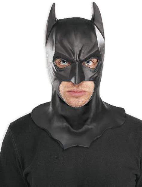 Batman The Dark Knight Adult Batman Full Overhead Latex Mask ...