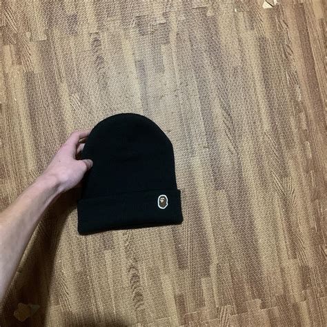 Bape Beanie Worn a few times One Size Simple beanie - Depop