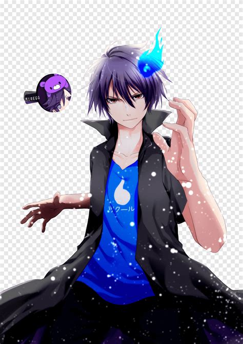 Purple Haired Male Anime Character Anime Rendering Fan Art Thepix | The ...