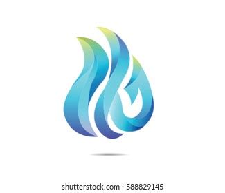 Blue Flame Logo Stock Vector (Royalty Free) 588829145 | Shutterstock