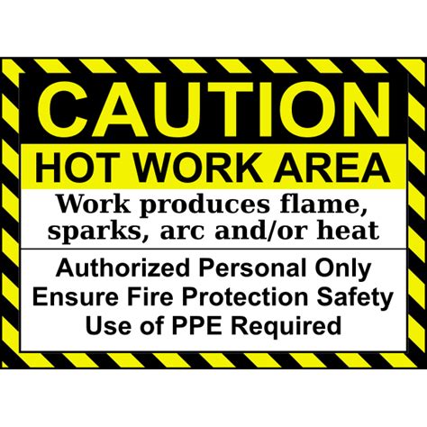 Hot Work Sign | Free SVG