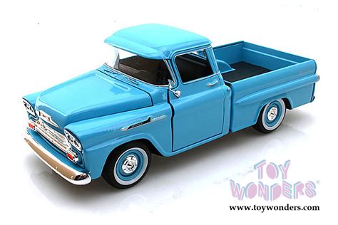 1958 Chevy Apache Fleetside Pickup Truck 79311AC/BU 1/24 scale Showcasts Collectibles wholesale ...