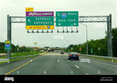 Baltimore, Maryland, U.S.A - August 16, 2020 - The light traffic on ...