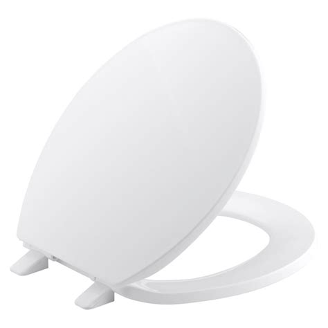 KOHLER Wellworth Round Closed Front Toilet Seat in White-K-R22112-0 - The Home Depot