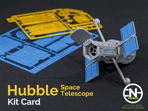 Hubble Telescope Kit Card por Nakozen | Descargar modelo STL gratuito | Printables.com
