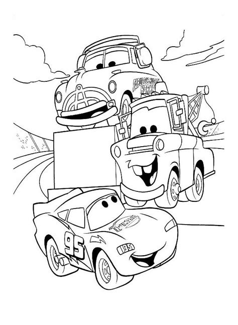 Free Cars coloring pages to print - Cars Kids Coloring Pages