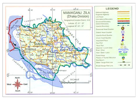 Dhaka Manikganj Map