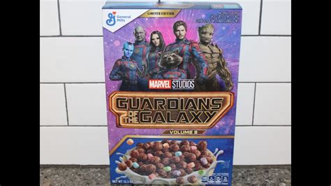 Guardians of The Galaxy Volume 3 Cereal Review - YouTube