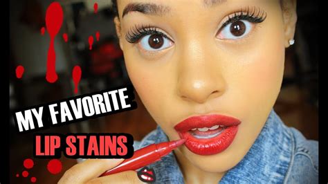 THE BEST LIP STAINS : SWATCHES - YouTube