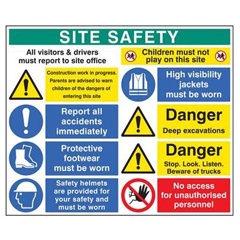 Construction Site Safety Boards - AST Safetywear