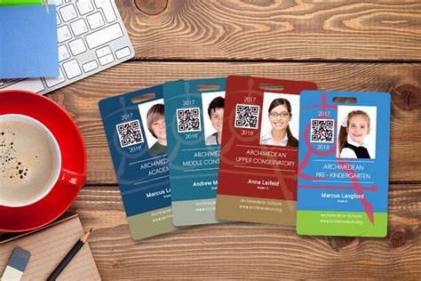 School ID Badges with Photo Identification | Badge, Id badge, School id