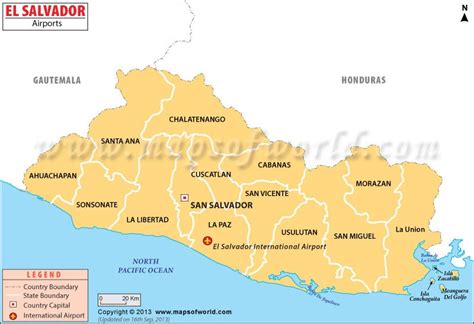 San Salvador Airport Map