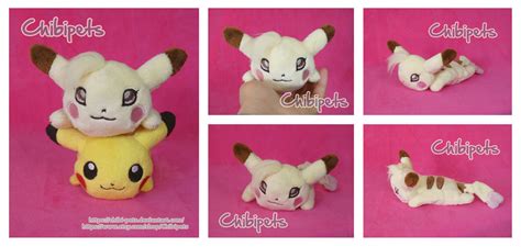 Pikachu Oc Chibi Plush by Chibi-pets on DeviantArt