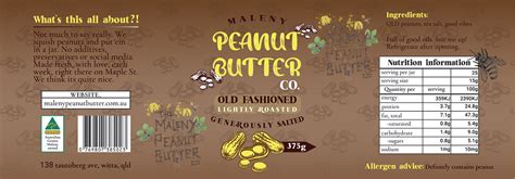 Peanut Butter Label Design :: Behance