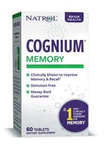 Natrol’s Cognium Memory Supplements Work No Better Than a Placebo Pill ...